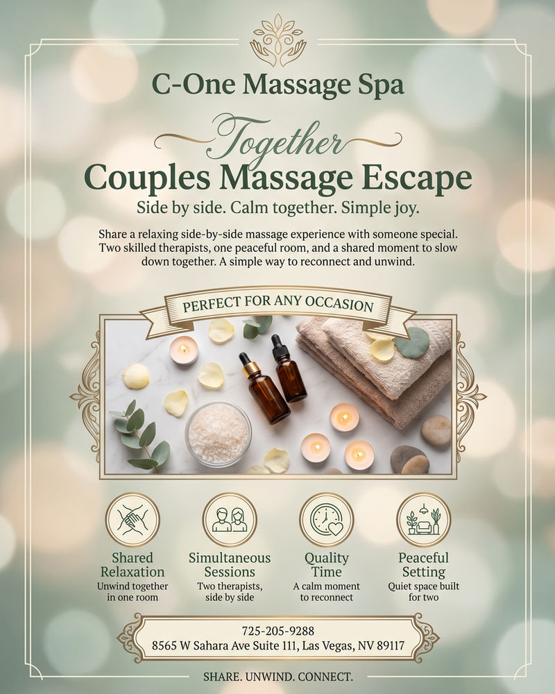 C-One Massage Spa — relaxation and renewal